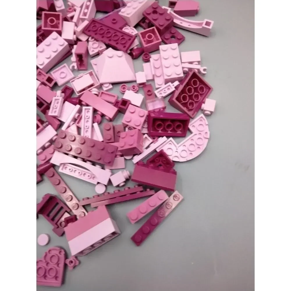 Lego Bricks Lot Pink Light And Dark 8 Oz